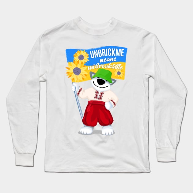 Ukranian Unbrickme Long Sleeve T-Shirt by Unbrickme